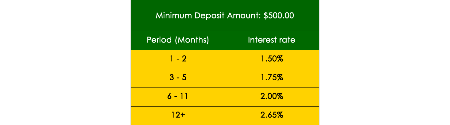 Term Deposits SCB